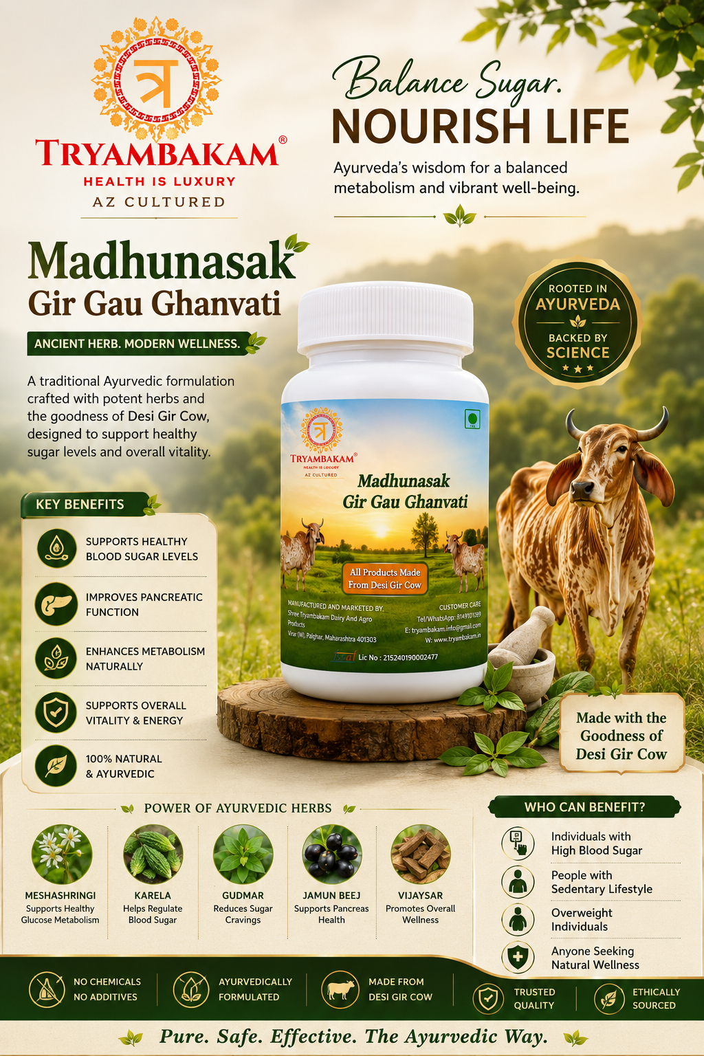 Madhunasak Gir Gau Ghanvati Tryambakam Dairy And Agro Products