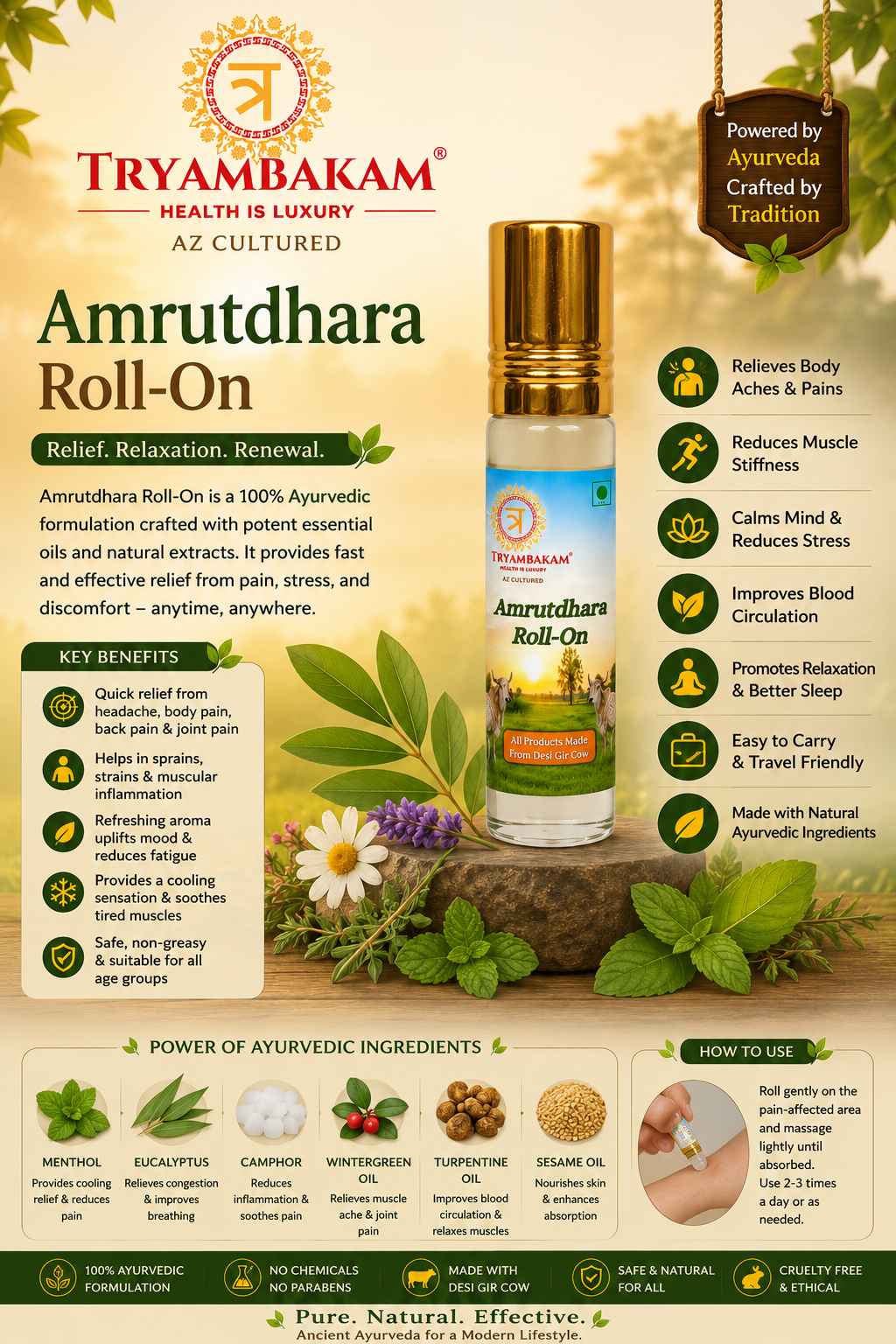 Amrutdhara Roll-On Tryambakam Dairy And Agro Products