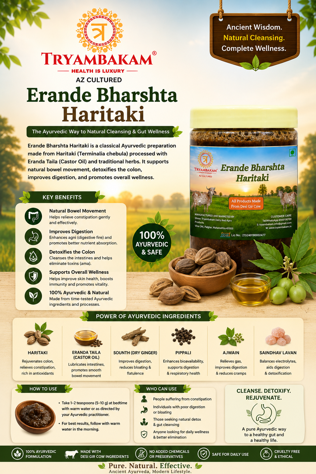 Erande Bharshta Haritaki Tryambakam Dairy And Agro Products