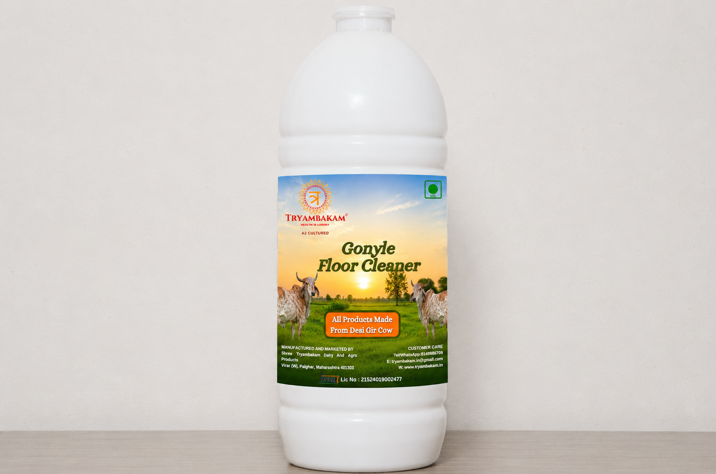 Gonyle Floor Cleaner Tryambakam Dairy And Agro Products