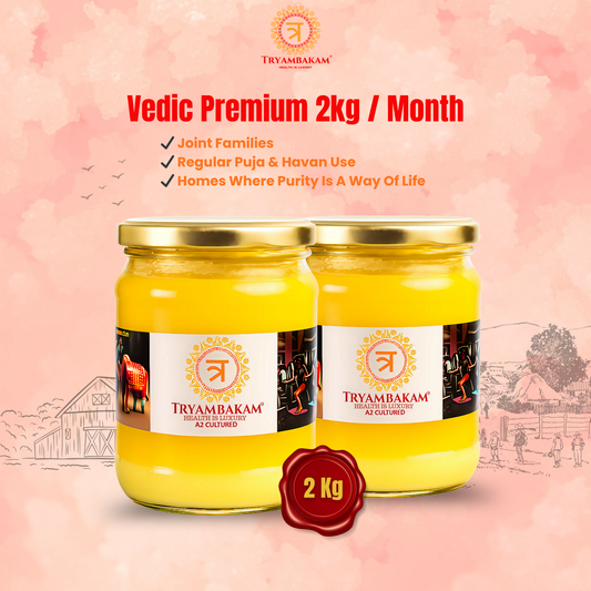 Vedic A2 Bilona Gir Cow Ghee – 2kg