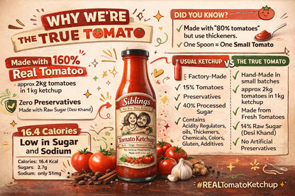 Siblings Natural Tomato Ketchup 1kg Tryambakam Dairy And Agro Products