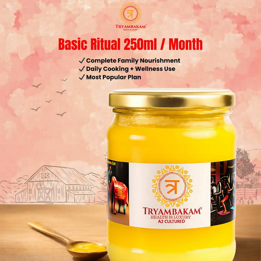 Tryambakam Vedic Bilona Gir Cow Ghee – 250ml Tryambakam Dairy And Agro Products