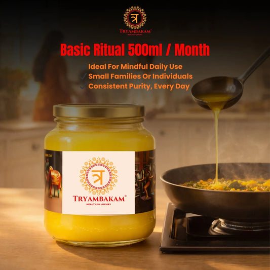 Tryambakam Vedic Bilona Gir Cow Ghee – 500ml Tryambakam Dairy And Agro Products