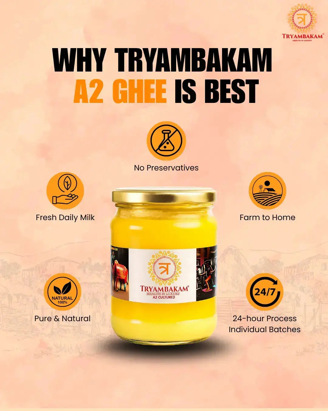 tryambakam a2 ghee is best